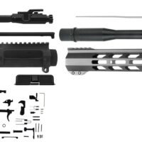 TacFire SSRK308LPK18BN AR Build Kit Sports South Exclusive 308 Win AR-10 Black Nitride 5/8"x24