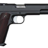 Dan Wesson 01840 Bruin 10mm Auto 8+1 6.03" Stainless Steel Barrel, Black Duty Serrated Stainless Steel Slide & Frame w/Beavertail, Brown G10 Grip, Ambidextrous