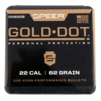 Speer 22462GDB Gold Dot  224Cal 62gr Soft Point 100 Per Box/20 Case