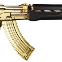 Zastava Arms Usa ZP92762MGL ZPAP 92 7.62x39mm 30+1 10" 24K Gold Plated/Cold Hammer Forged, Chrome Lined Barrel, Steel 24K Gold Plated Receiver, Dark Walnut Grips