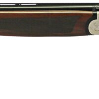 Iver Johnson Arms IJ600410LW28S IJ600 Lightweight Full Size 410 Gauge Break Open 3" 2rd 28" Black Over/Under Vent Rib Barrel, Silver Engraved Aluminum Receiver, Fixed Walnut Wood Stock, Ambidextrous