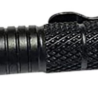 Uzi Accessories UZITACPEN2BK UZI Defender Black Aluminum Self Defense Pen Features Glass Breaker