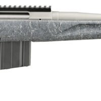 Ruger 46906 American Gen II Full Size 350 Legend 5+1 20" Cobalt Cerakote Threaded Barrel, Picatinny Rail Steel Receiver, Gray Splatter Adjustable Synthetic Stock