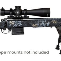 Horizon Firearms RF017S392214T19 Vandal Prime 7MM PRC 22" Black Spiral Fluted Threaded Barrel, Drilled & Tapped Receiver, Textured Iota EKO Carbon Fiber Stock