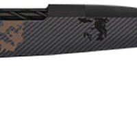 Fierce Firearms TWROG300PRC22BT Twisted Rogue 300 PRC 22" Armour Lube Black Steel Threaded Barrel, Drilled & Tapped Steel Receiver, LR Negative Comb Trophy Camo Carbon Fiber Stock