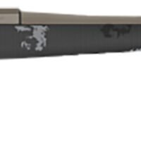 Fierce Firearms FRXP7MMBC20TP Twisted Rival XP 7mm BC 20" Tungsten Cerakote Fluted Threaded Barrel, Drilled & Tapped Stainless Steel Receiver, LR Negative Comb Phantom Camo Carbon Fiber Stock