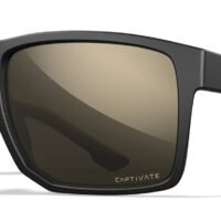 Wiley X AC6FND04 Founder  Tungsten Mirror Lens Polycarbonate Matte Black w/ Tan Frame Frame