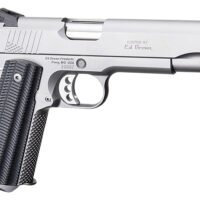 Ed Brown BASESS2A 1911 2nd Amendment 45 ACP 5" Stainless Steel Barrel, Serrated Slide & Frame, Black Alien G10 Grip, Right Hand