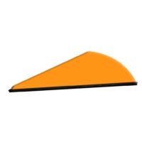 Q2i Rapt-X Vanes Neon Orange 100 pk.