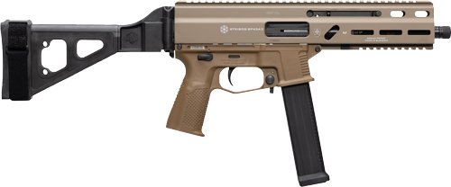 GRAND POWER STRIBOG SP45A3 - 45ACP 8" BBL 20RD W/BRACE FDE