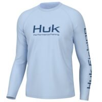 Huk Vented Pursuit Long Sleeve Shirt Ice Water 2XL