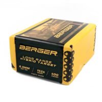 Berger Long Range Hybrid Target Rifle Bullets 6.5mm .264" 153.5gr LR Hybrid Target 500/rd