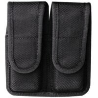 Bianchi Model 7302H AccuMold Double Magazine Pouch Colt Government .380 Hook and Loop Black