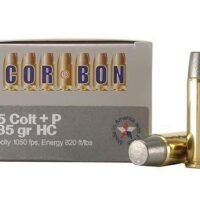 COR-BON Handgun Ammunition .45 Colt 335 gr HC 1050 fps 20/box