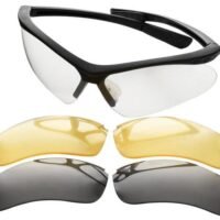 Champion Shooting Glasses Open Frame Black with Interchangeable Lens