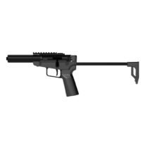Dark Mountain Stowaway Handgun 9mm Luger Single Shot 5" 1/2x28 Threaded Barrel Black with Brace Adapter