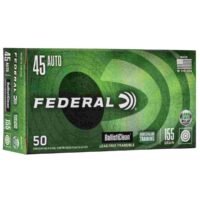 Federal Ballisticlean Frangible Handgun Ammunition .45 ACP 155gr  RHT 1130 fps 50/ct