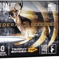 FEDERAL .277 CALIBER 140GR TROPHY BONDED TIP CB BULLET 50RD
