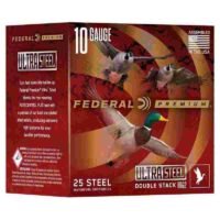 Federal Ultra Steel Shotshells 10ga 3-1/2" 1-5/8oz 1400 fps #1 & BBB 25/ct