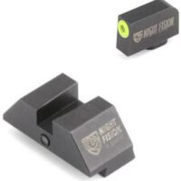Night Fision Perfect Dot Official Student of the Gun Accur8 Night Sights w/Yellow Frnt+Blk Sq for Glock 17-39