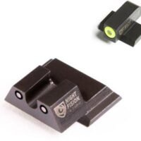Night Fision Perfect Dot NS Set w/Yellow Front +  Black U Rear Fits S&W M&P Excluding Shield