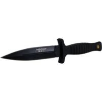 Smith & Wesson H.R.T. False Edge Fixed Knife 4-7/10" Dagger Blade Black