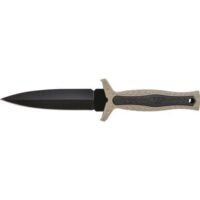 Smith & Wesson M&P Full Tang Fixed Blade Boot Knife 4 3/5" Blade Sand Black