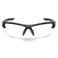 Pyramex Venture Gear Semtex 2.0 Shooting Glasses Gun Metal Frame with Clear Anti-Fog Lens