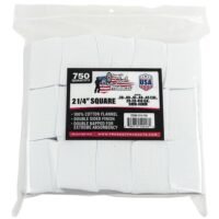 Pro-Shot 2 1/4" Square 100% Cotton Patches 750/ct