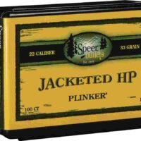 Speer Plinker Jacketed Rifle Bullet .22 Hornet .224" 33 gr Hornet JHP 100/ct