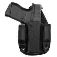 Hybrid IWB Kydex Holster FOR Glock 43 Black Ambidextrous
