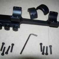 DNZ Freedom Reaper 1-Piece Forward Ring Picatinny Rail Mount - 1" Black