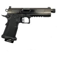 Alpha Foxtrot AF1911 Romulus Handgun 9mm Luger 17 & 20rd Magazines 5" Threaded Barrel Polished DLC Black RMSc Cut