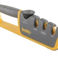 Smith's Adjustable Angle Pull-Thru Knife Sharpener for Straight Edge Knives - Coarse or Fine
