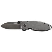 CRKT Squid Black Stonewash Knife 2-1/5" Drop Point Blade
