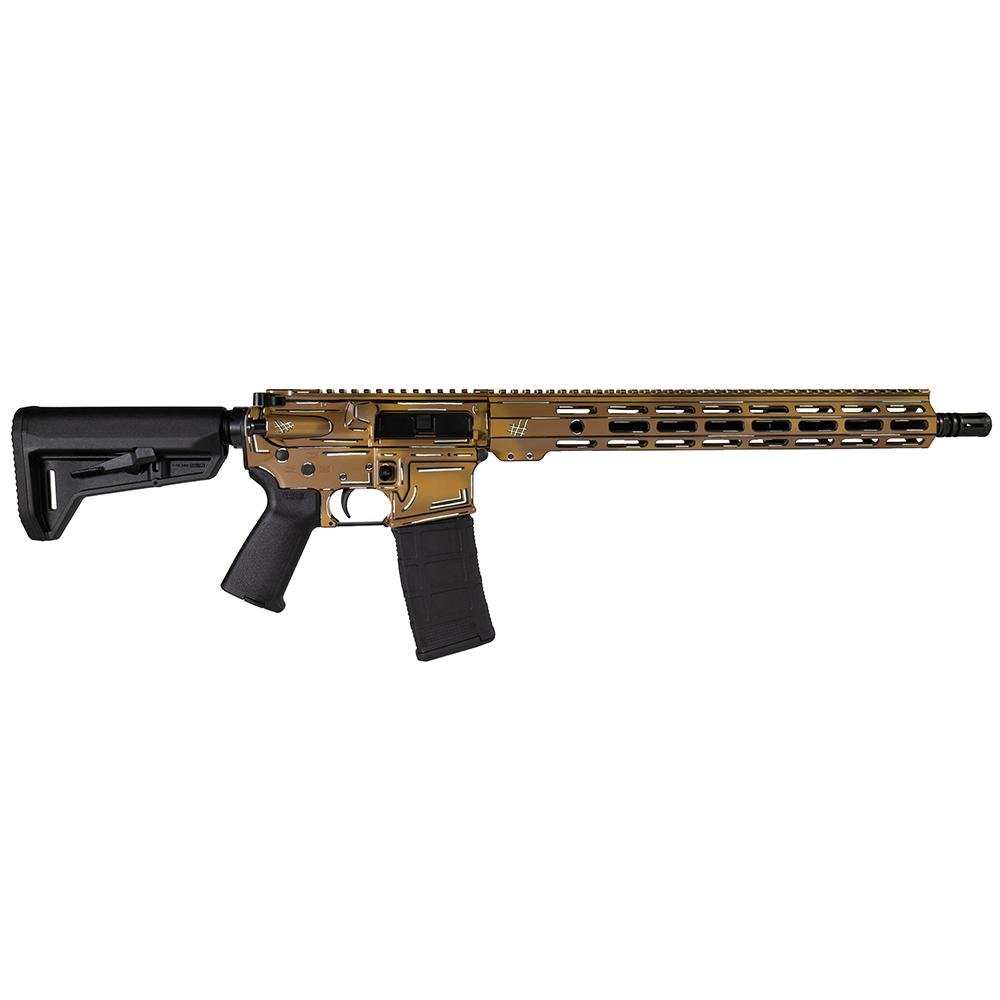 Shark Coast Tactical "Anime- FDE" Rifle 5.56mm 10rd Magazine 16" Barrel 15" MLOK Handguard California Compliant