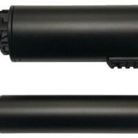 F5 MFG Soda Can Launcher - Black | Picatinny Rail | Includes Golfball/Net/Smoke Canister attachment
