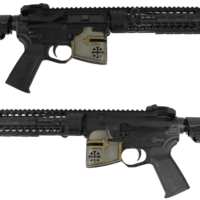 SPIKES TACT RARE BREED CRUSADER 11.5" 5.56 PISTL 10" M-LOK W SB3 BRACE & R2