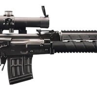 Zastava Arms Usa SR91762 M91 w/Optic 7.62x54mmR 10+1 24" Black Nitride Threaded Barrel, Black Anodized Picatinny Rail Steel Receiver, Black Synthetic Adjustable Stock, POSP 4x24 Rifle Scope