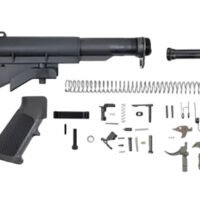 Dpms Panther Arms DP51655141530 CAR-15 Lower Build Kit AR-15 Black A2 Grip, Fiberlite Buttstock