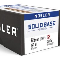 Nosler 38052 Solid Base  6.5mm 140gr Soft Point 50CT