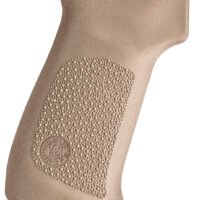 Hogue 74033 Pistol Grip w/o Finger Grooves FDE Overmolded Rubber Fits AK-47/AK-74