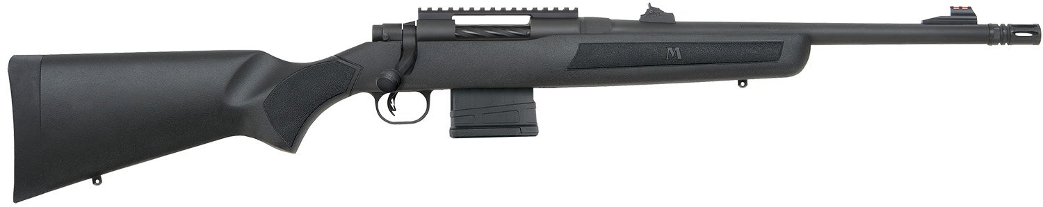 Mossberg 27738 MVP Patrol Full Size 308 Win/7.62 NATO 10+1 16.25" Blued Threaded Bull Barrel, Blued Stainless Steel Receiver w/Picatinny Rail, Black Fixed Synthetic Stock, Right Hand