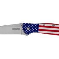 KERSHAW LEEK 3" USA FLAG/SLV