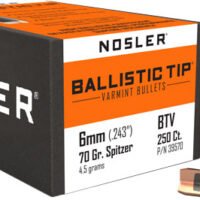 NOSLER BULLETS 6MM .243 - 70GR BALLISTIC TIP 250CT