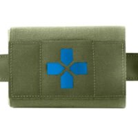 THE MICRO TRAUMA KIT NOW! COMPLETE KITS - BELT MOUNT, ADVANCED SUPPLIES, RANGER GREEN