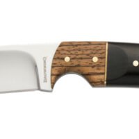 BUCKMARK HUNTER FIXED - BLACK, DROP POINT, PLAIN EDGE, 3 1/8" BLADE