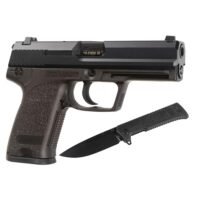 H&K P8 A1 Final Edition Handgun 9mm Luger 15rd Magazines (2) 4.25" Barrel Black with Case and Boker Knife