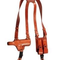 Tagua Gun and Mag Shoulder Holster for Cold 45 Brown RH