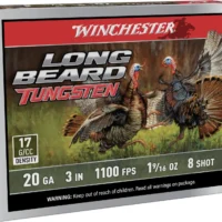 WINCHESTER 20 GA 3"  8 LONG BEARD TS17 1-9/16 OZ 5RD/BX 10BX/CS